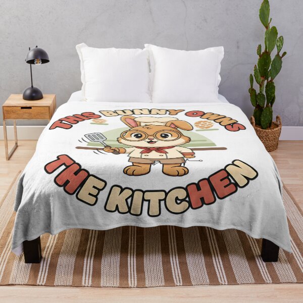 Item preview, bunny kitchen boss pickleball easter design designed and sold by ArtDesignTp.