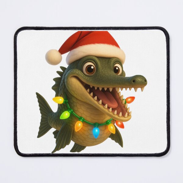 Item preview, Christmas Alligator Gar Fish designed and sold by Sillytoe.