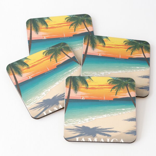 Item preview, Negril Jamaica Beach Poster | Paraíso Tropical del Caribe designed and sold by ElartedeNoel.