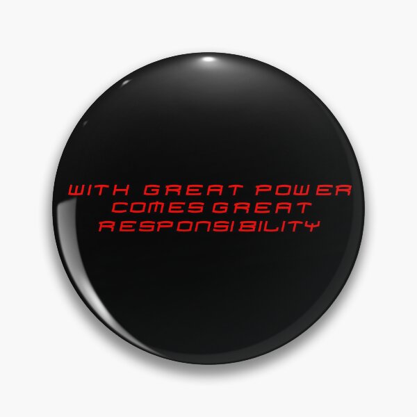 Item preview, GREAT RESPONSIBILITY - SPIDER designed and sold by FILM GUTTER.