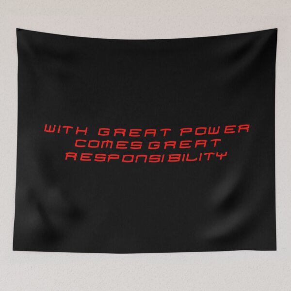 Item preview, GREAT RESPONSIBILITY - SPIDER designed and sold by FILM GUTTER.