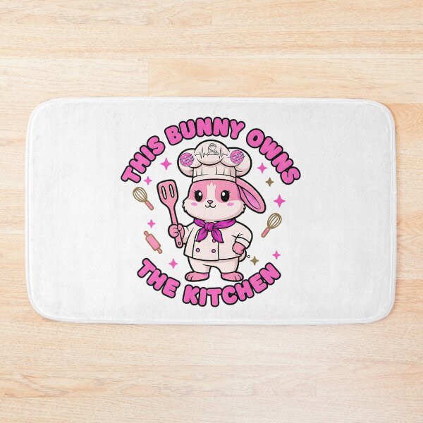Item preview, bunny pickleball spring kitchen humor design designed and sold by ArtDesignTp.