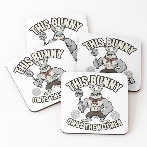 Item preview, easter bunny paddle player kitchen joke art designed and sold by ArtDesignTp.