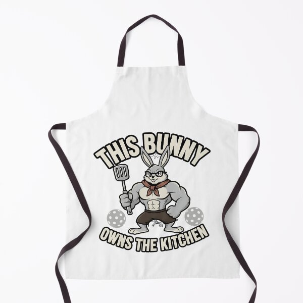 Item preview, easter bunny paddle player kitchen joke art designed and sold by ArtDesignTp.