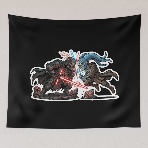 Item preview, Epic Duel Cartoon Caricature Style Juggernaut and Consular designed and sold by Rex Vox.