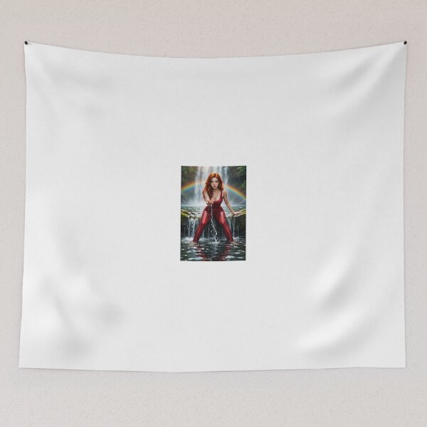 Item preview, Redhead in Red Suit and a Double Rainbow designed and sold by CathryneDelamort.