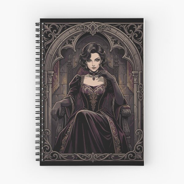 Item preview, Gothic Dark Queen Vampire Royalty Portrait Illustration designed and sold by AmazingEG.
