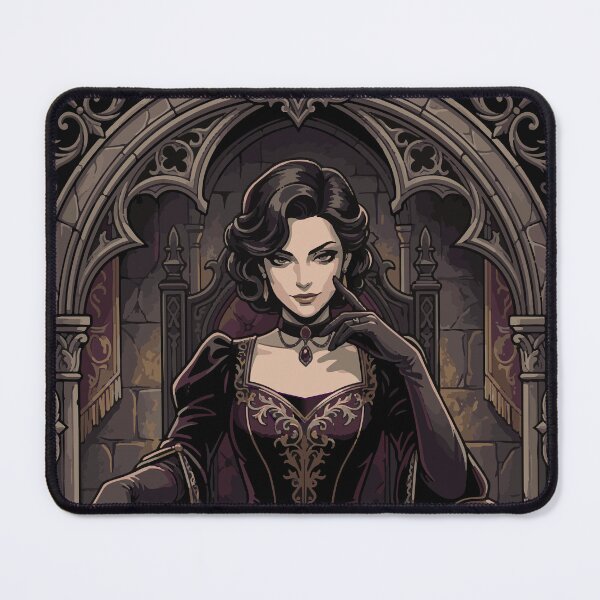 Item preview, Gothic Dark Queen Vampire Royalty Portrait Illustration designed and sold by AmazingEG.