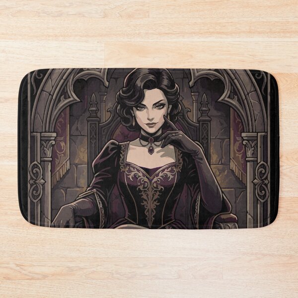 Item preview, Gothic Dark Queen Vampire Royalty Portrait Illustration designed and sold by AmazingEG.