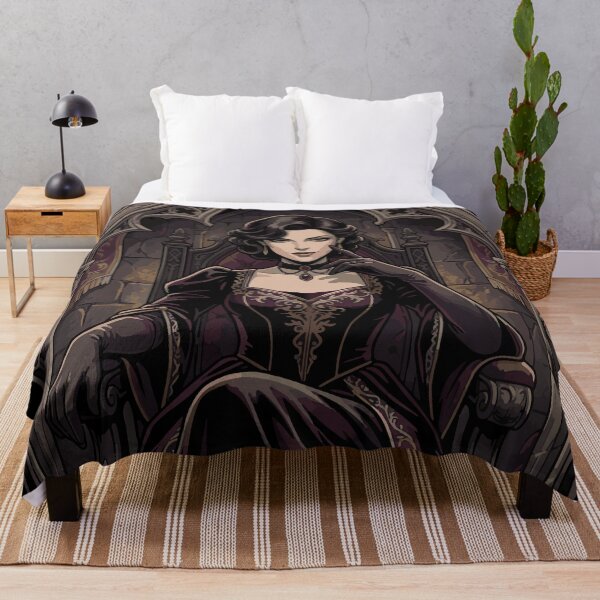 Item preview, Gothic Dark Queen Vampire Royalty Portrait Illustration designed and sold by AmazingEG.