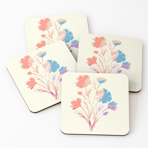 Item preview, Colorful Floral Stencil Pouring Art designed and sold by GAP90.