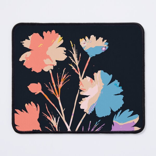 Item preview, Colorful Floral Stencil Pouring Art designed and sold by GAP90.