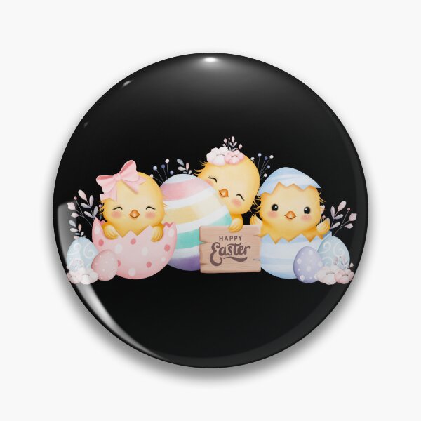 Item preview, Adorable Easter Chicks and Eggs - Cute Kawaii Spring Graphic Gift designed and sold by FuzionRaptor.