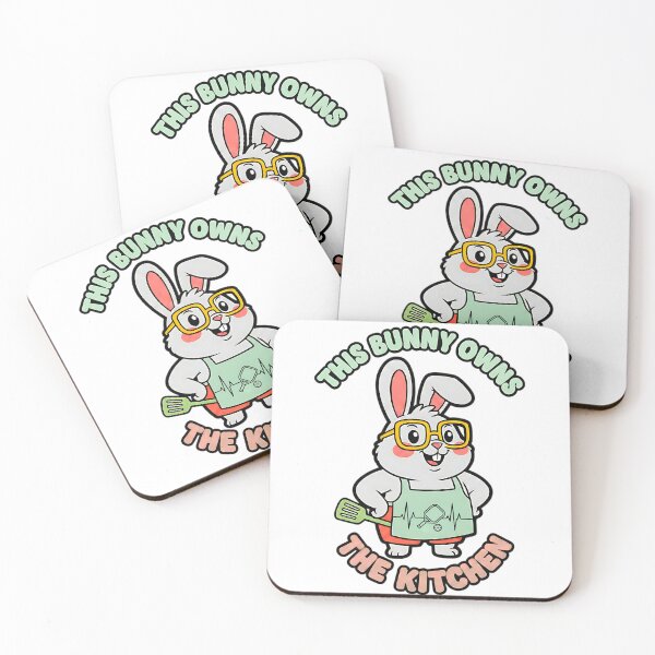 Item preview, funny bunny pickleball kitchen queen easter art designed and sold by ArtDesignTp.