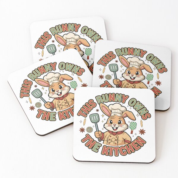 Item preview, this bunny owns the kitchen pickleball easter art designed and sold by ArtDesignTp.