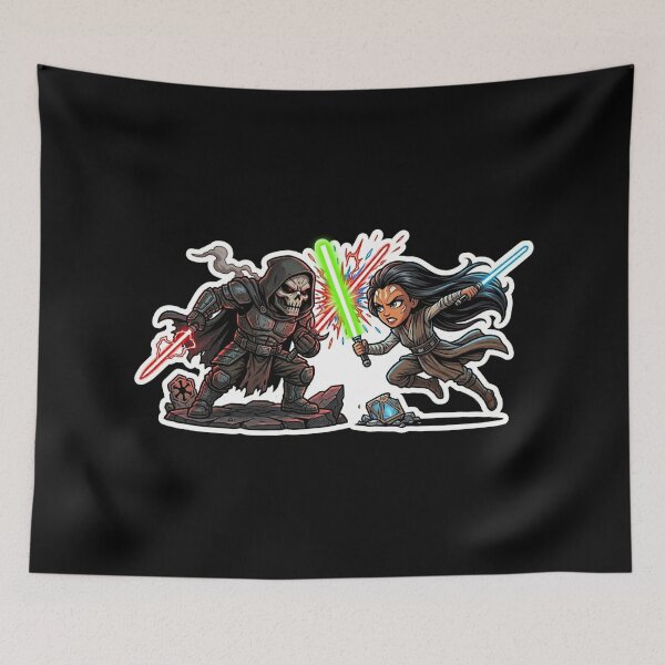 Item preview, Epic Duel Cartoon Caricature Style Marauder and Guardian designed and sold by Rex Vox.