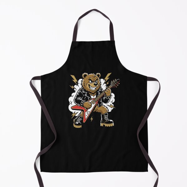 Item preview, Rocker Bear Electric Guitar Shredding Animal designed and sold by snowry.