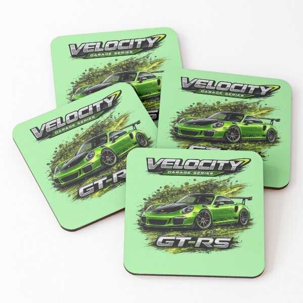 Item preview, Velocity Garage Art – Green Porsche GT-RS | High Performance Sports Car Design designed and sold by VelocityGarage.