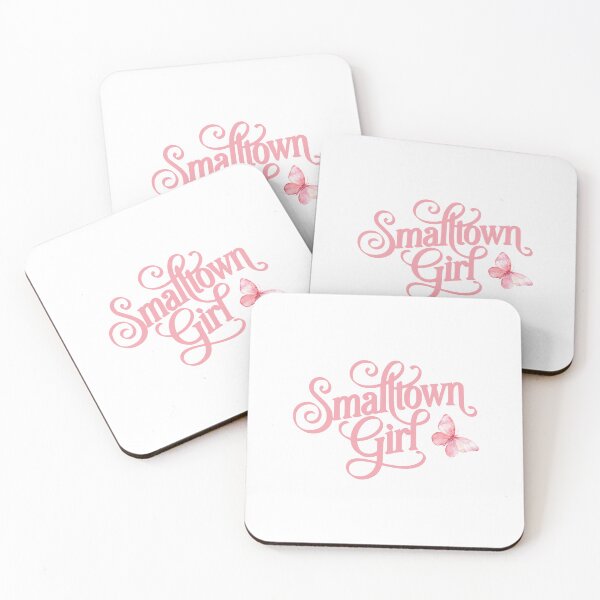 Item preview, Smalltown Girl Butterfly Aesthetic – Cute Pink Coquette Typography Design designed and sold by Everdreeam.