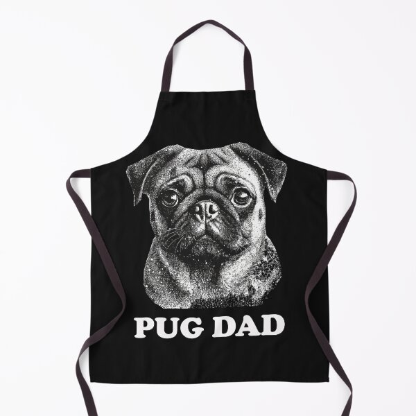 Item preview, Pug Dad Vintage Dog Lover Shirt designed and sold by Flower Magic .