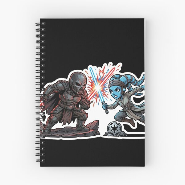 Item preview, Epic Duel Cartoon Caricature Style Inquisitor and Aayla designed and sold by Rex Vox.