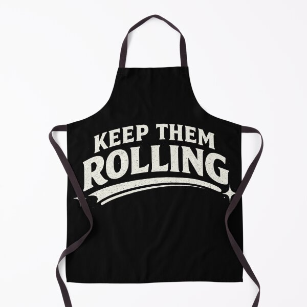 Item preview, Keep Them Rolling Vintage Text T-Shirt Sticker Design designed and sold by Kevin Shearer.
