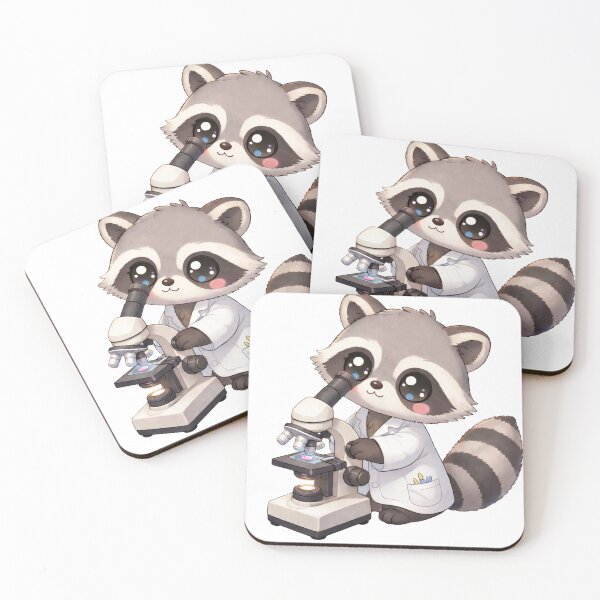 Item preview, Kawaii Raccoon Scientist – Science Cute Lab Week Shirt designed and sold by piotr_chojnacki_art.