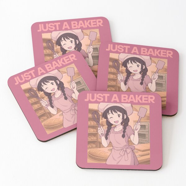 Item preview, Just a baker (Pink) designed and sold by Love-In-Every-Crumb.