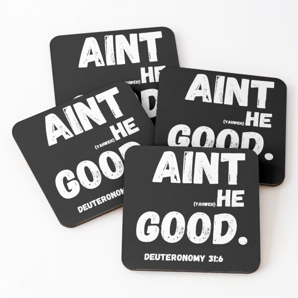 Item preview, Ain’t He Good Yahweh Deuteronomy 31:6 Black Faith Unisex Shirt designed and sold by HOLY-RSMP.
