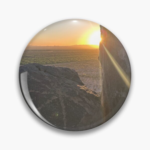 Item preview, Ancient Petroglyph Boulder at Sonoran Desert Sunrise designed and sold by AliveInTucson.