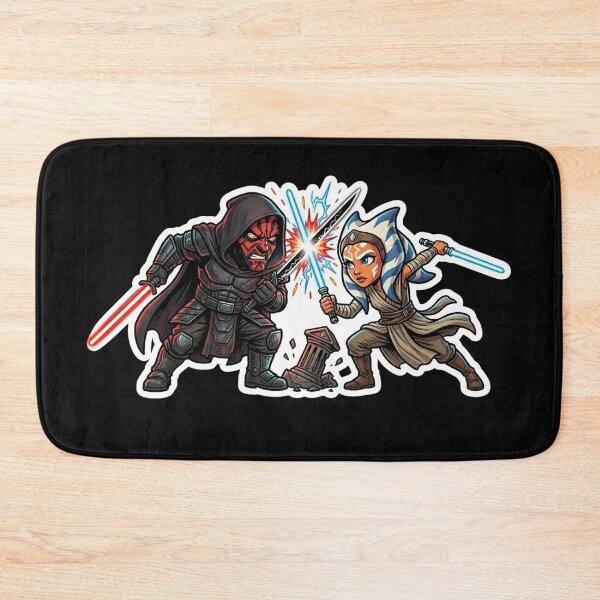 Item preview, Epic Duel Cartoon Caricature Style Maul and Tano designed and sold by Rex Vox.
