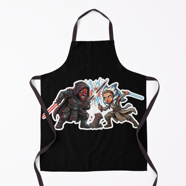 Item preview, Epic Duel Cartoon Caricature Style Maul and Tano designed and sold by Rex Vox.