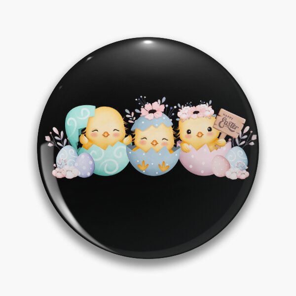 Item preview, Easter Chicks Eggs - Spring Kawaii Power Vibe designed and sold by FuzionRaptor.