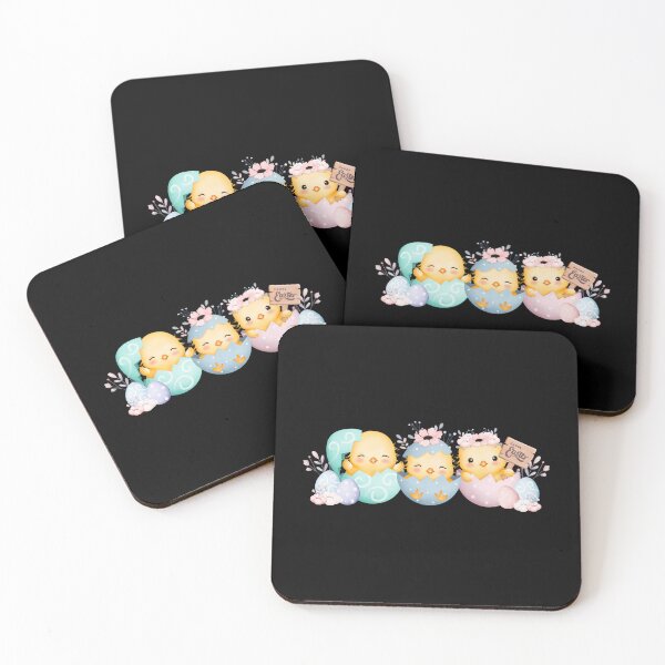 Item preview, Easter Chicks Eggs - Spring Kawaii Power Vibe designed and sold by FuzionRaptor.