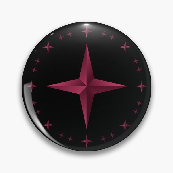 Item preview, Star Compass Red – Geometric Celestial Design designed and sold by Rafcreatives.