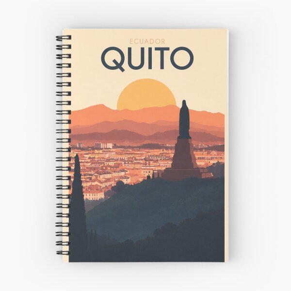 Item preview, Quito Ecuador Travel Poster | Ciudad Mitad del Mundo Arte Minimalista designed and sold by ElartedeNoel.