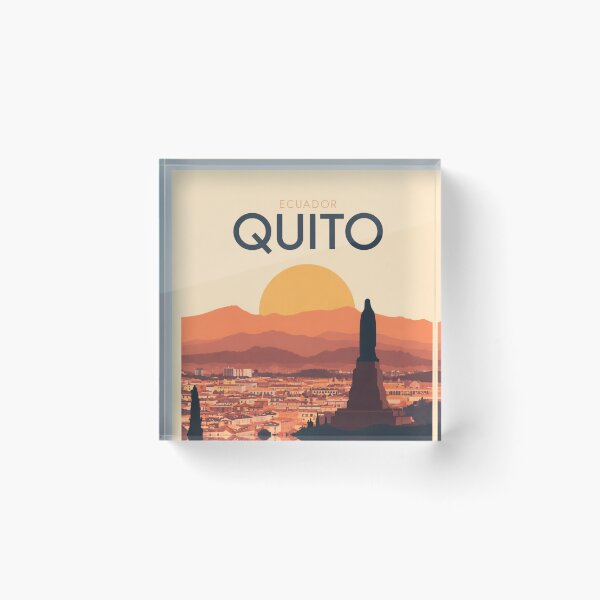 Item preview, Quito Ecuador Travel Poster | Ciudad Mitad del Mundo Arte Minimalista designed and sold by ElartedeNoel.
