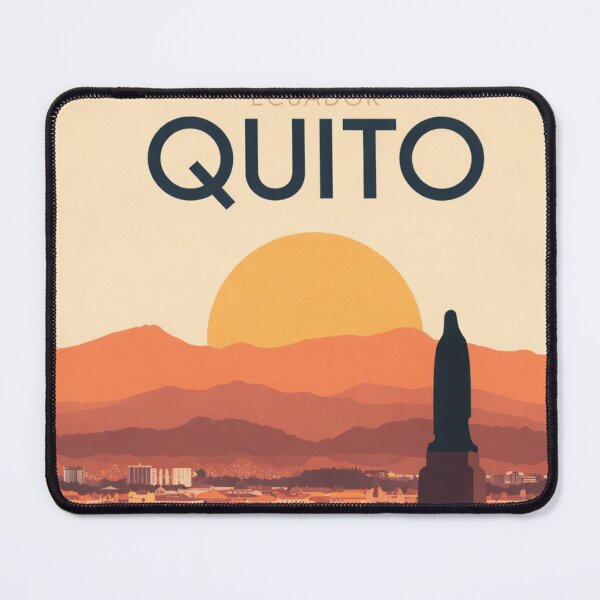 Item preview, Quito Ecuador Travel Poster | Ciudad Mitad del Mundo Arte Minimalista designed and sold by ElartedeNoel.