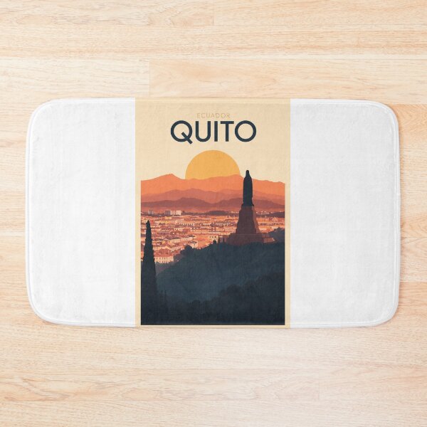 Item preview, Quito Ecuador Travel Poster | Ciudad Mitad del Mundo Arte Minimalista designed and sold by ElartedeNoel.