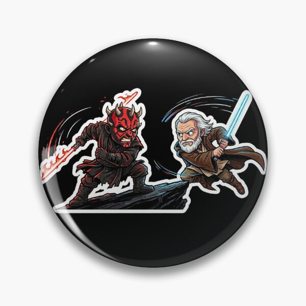 Item preview, Epic Duel Cartoon Caricature Style Maul and Ben designed and sold by Rex Vox.