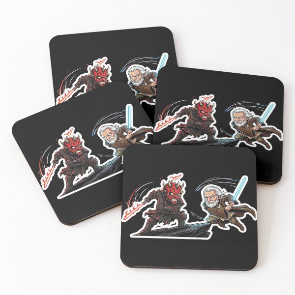 Item preview, Epic Duel Cartoon Caricature Style Maul and Ben designed and sold by Rex Vox.