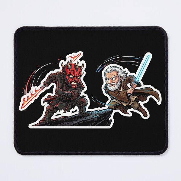 Item preview, Epic Duel Cartoon Caricature Style Maul and Ben designed and sold by Rex Vox.