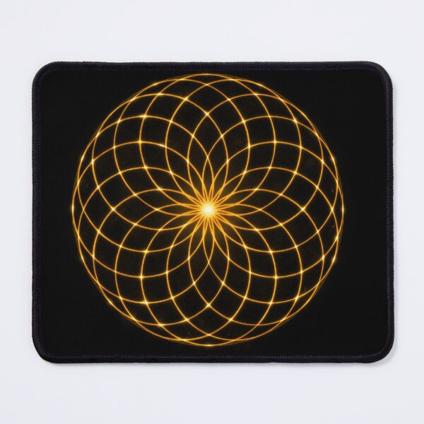 Item preview, Reuche Lotus - Black and Gold designed and sold by Pristine Origin Arts.