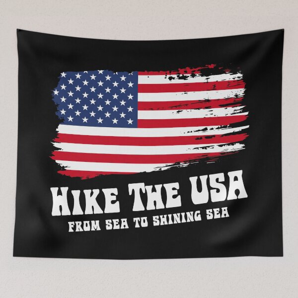 Item preview, Hike the USA Reversed Text designed and sold by G2Creative.