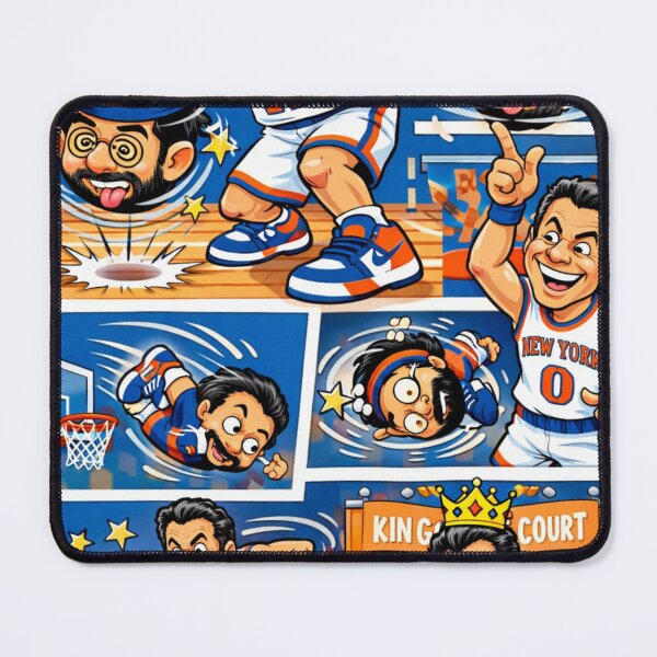 Item preview, Basketball Domination Cartoon Comic Strip, Cuomo vs. Mamdani designed and sold by Uniqueartai.