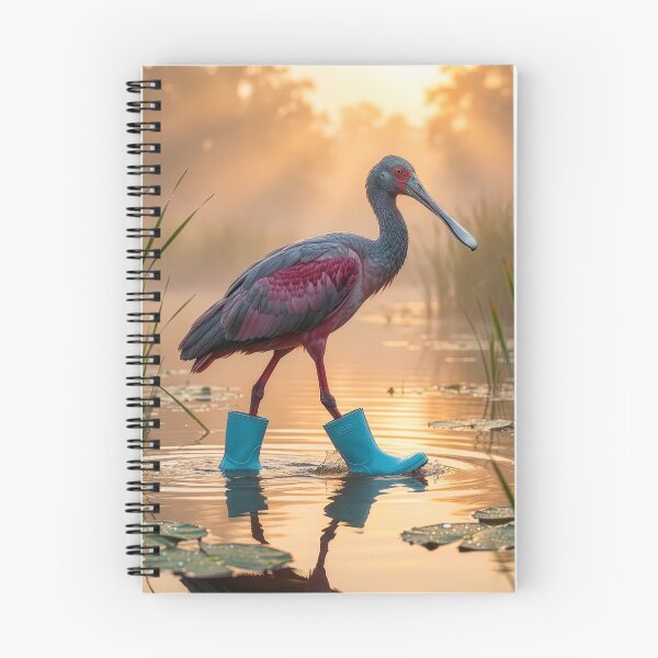 Item preview, Roseate Spoonbill Wins Battle Against Swamp Foot designed and sold by Tridentulus.