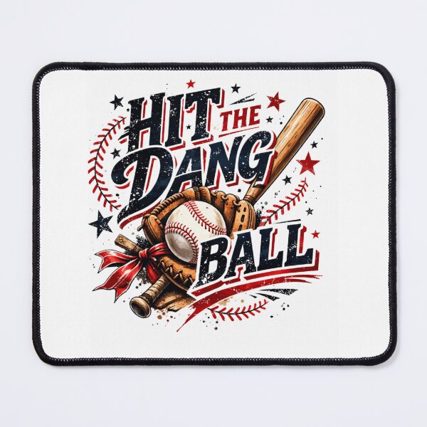 Item preview, Hit The Dang Ball Funny Baseball Coach Player Distressed designed and sold by Ali-printshop.