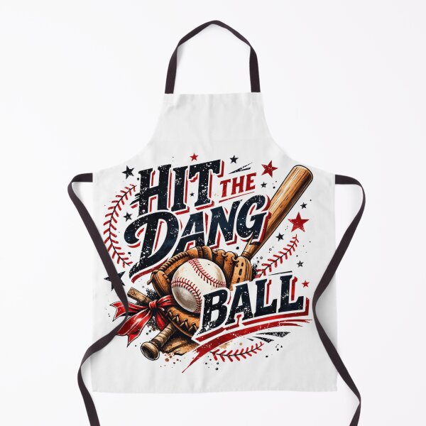 Item preview, Hit The Dang Ball Funny Baseball Coach Player Distressed designed and sold by Ali-printshop.