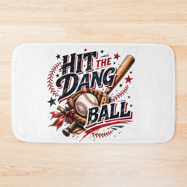 Item preview, Hit The Dang Ball Funny Baseball Coach Player Distressed designed and sold by Ali-printshop.