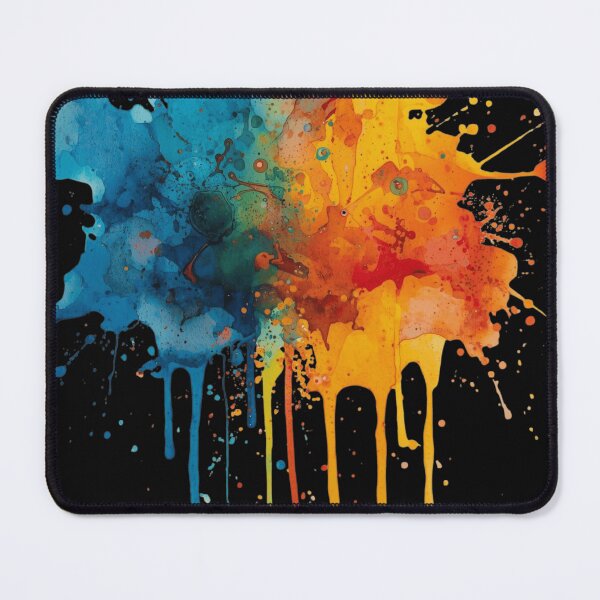 Item preview, Vibrant Watercolor Splashes - Abstract Fluid Art Composition designed and sold by WowDezign.